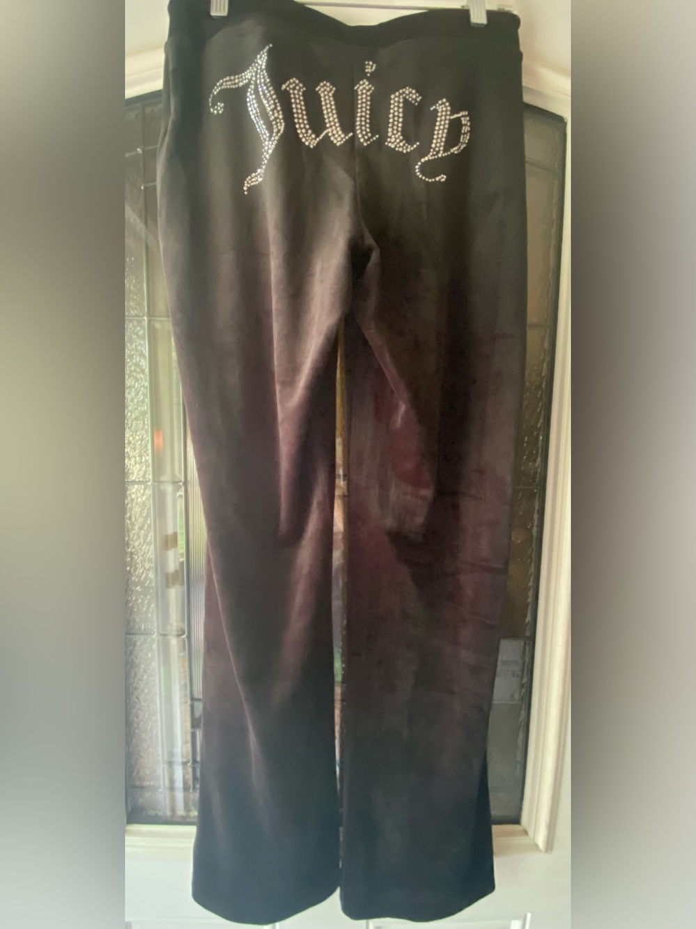 Juicy Couture OG Velour Flared Track Pants, Size Small - Picture 5 of 7